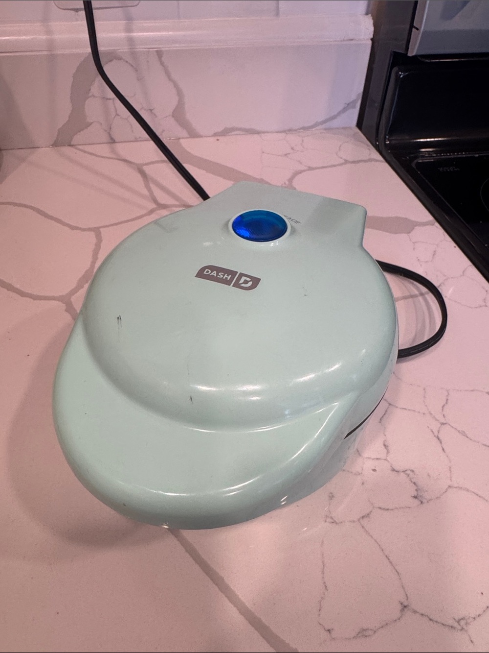 DASH Deluxe Waffle Bowl Maker - Aqua